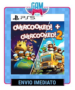 Overcooked! + Overcooked! 2 - Playstation 5 - Edição Padrão - Midia Digital