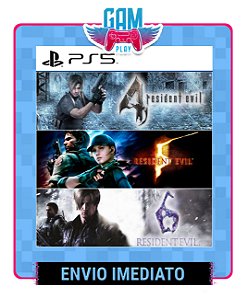 Pacote Triplo Resident Evil - Playstation 5  - Edição Padrão - Midia Digital