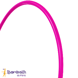 Bambolê Polipro 5/8 Profissional Colapsável Rosa Escuro