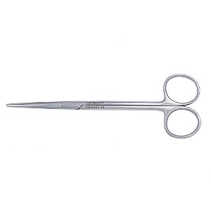 Tesoura Metzenbaum R/R, reta, 14,5cm