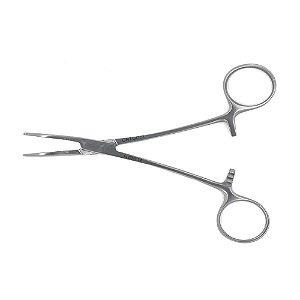 Pinça Kelly, Hemostática, Curva, 14,0cm