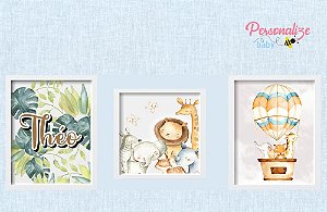 Kit 3 quadros Personalizados