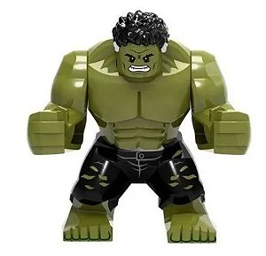 Hulk big esmaga - Herói Marvel em Blocos de Montar