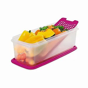 Tupperware Super Caixa 4,3L Tampa Rosa