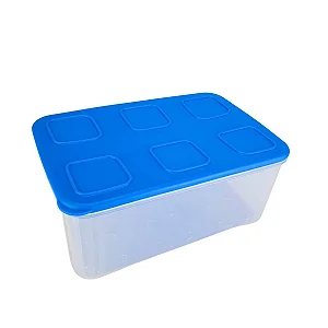 Tupperware Caixa Tupper Fresh Retangular 2,5L Azul