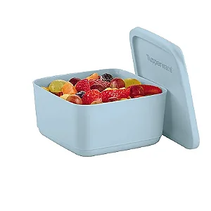Tupperware Refri Line Quadrado 650ml Cinza