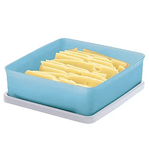 Tupperware Refri Box 400ml Azul Claro
