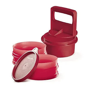 Tupperware Burguer Express Vermelho