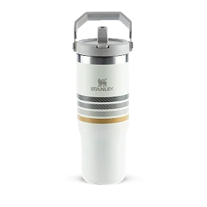 Stanley Tumbler Térmico Flip Straw Cream Ash Stripes 887ml
