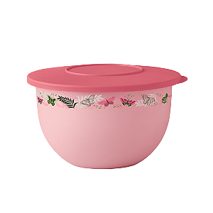 Tupperware Tigela Murano 2,5L Rosa Borboletas
