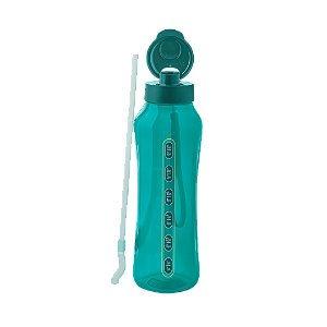 Tupperware Garrafa Aquavibe com Canudo 1,2L Verde Mistério