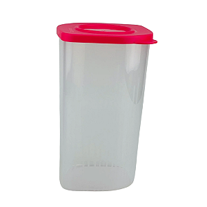 Tupperware Fresh Box Quadrado 1,5L Rosa Flamingo
