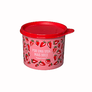 Tupperware Redondinha 500ml Morango Amor