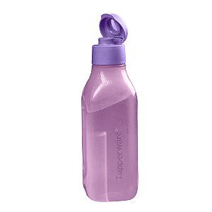 Tupperware Garrafa Eco Tupper Quadrada 1L Lilás Chiclete