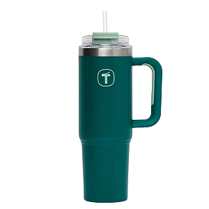 Tupperware Copo Térmico Big T com canudo 1,1L Verde Mistério
