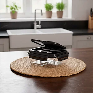 Meu Pote Marmita Mania de Vidro 980ml