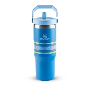 Stanley Tumbler Térmico Flip Straw Azure Stripes 887ml