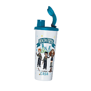Tupperware Copo com Bico HP Casas de Hogwarts 470ml