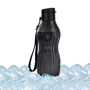 Tupperware Garrafa Eco Freezer 470ml Black