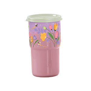 Tupperware Copo Colors 350ml Viva Tulipas