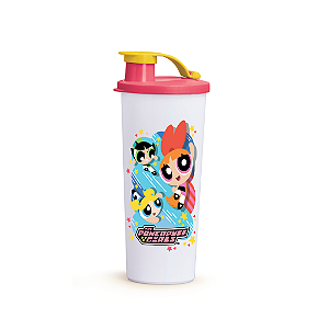 Tupperware Copo com Bico The Powerpuff Girls 470ml (Meninas Super Poderosas)