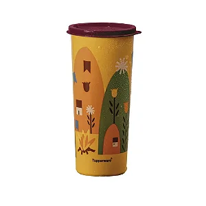 Tupperware Copo com Tampa 470ml Festa Junina