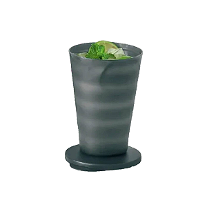 Tupperware Copo Murano com Tampa 500ml Preto