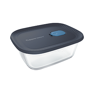 Tupperware Travessa de Vidro Retangular Vitrea 1L