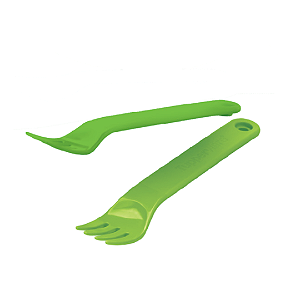 Tupperware Garfo Verde Margarita - Kit com 2 unidades