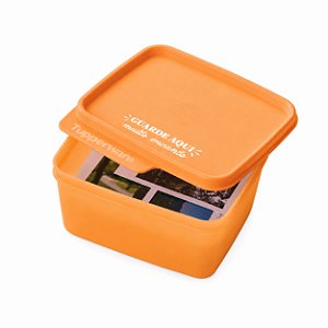 Tupperware Basic Line 500ml Guarde Aqui Laranja Encanto