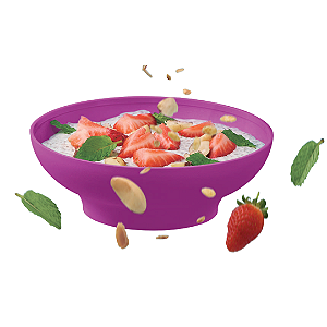 Tupperware Tigelinha Ideal 400ml Roxo Rabanete