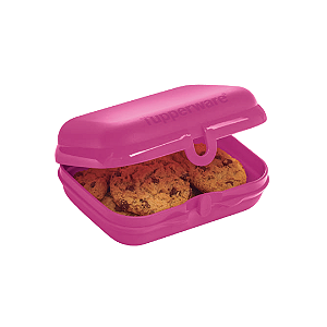 Tupperware Snack Pequeno Rosa Beijo
