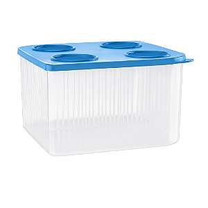 Tupperware Fresh Box Quadrado 5,2L Azul