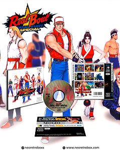 REAL BOUT FATAL FURY Special NEOGEO CD / NEOGEO CDZ / Compativel com DREAMCAST Neo4all SOBRA - ULTIMA UNIDADE