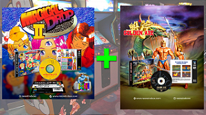 Combo NEOGEO CD/Z : MAGICAL DROP 2 + GOLDEN AXE NEOGEO CD / NEOGEO CDZ Limited Edition ** 01 unidade disponivel **