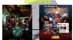 COMBO PS 1 E 2 MYSTIC NIGHTS DVD PS2 + The Adventure of Little Ralph PS1