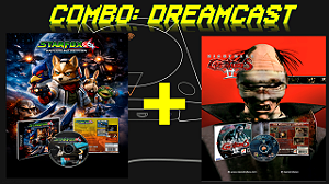 COMBO DREAMCAST STAR FOX 64 ENHANCED EDITION + NIGHTMARE CREATURE 2