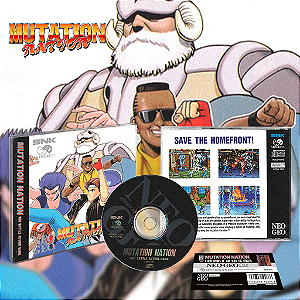 Mutant Nation Limited Edition NEOGEO CD / NEOGEO CDZ compativel com NEO4ALL DREAMCAST