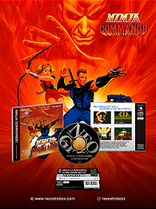 Ninja Commando NEOGEO CD / NEOGEO CDZ / COMPATIVEL COM NEO4ALL DREAMCAST