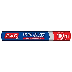 Rolo Bobina Plastico De Filme Pvc 28cm X 100 Metros