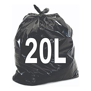 Fardo 100 Sacos de Lixo 20 Litros