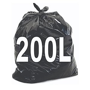 Fardo 100 Sacos de Lixo 200 Litros