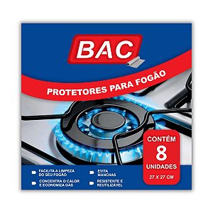 Protetor de Fogão 27cm X 27cm c/ 8un
