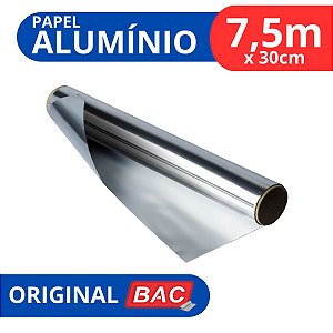 Rolos de Papel Alumínio 30cm X 7,5 metros