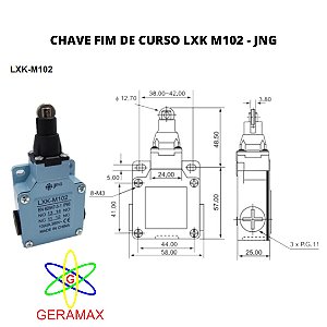 CHAVE FIM DE CURSO LXK M102 - JNG