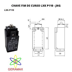 CHAVE FIM DE CURSO LXK P110 - JNG