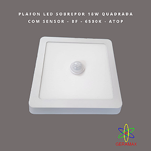 LAMPADA COM SENSOR DE PRESENCA 18 WATTS - QUAD BF