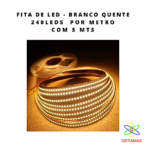 FITA LED - 240 LEDS - BQ - S/SILICONE - IP20 - 352