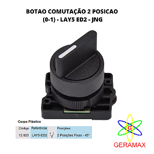 BOTAO COMUT 2 POSICAO (0-1) - LAY5 ED2 - JNG