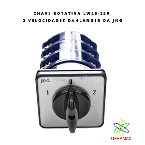 CHAVE ROTATIVA LW26-25A - 6S/4 - DAHLANDER - JNG